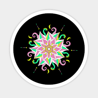 Lotus Mandala Magnet